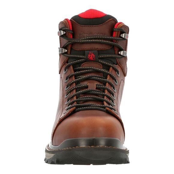 Rocky Mens Rams Horn Lace To Toe Composite Waterproof Brown Boots (NWT) - Picture 2 of 5